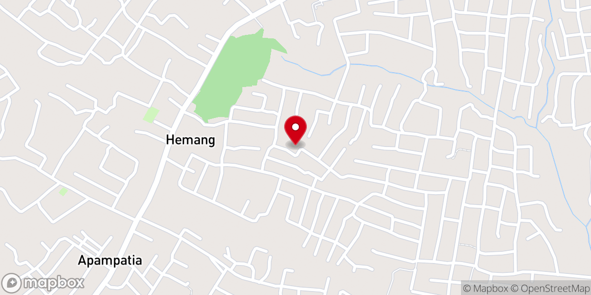 Map showing location of Presbyterian Church of Ghana, Power of Prayer Congregation, Hemang
