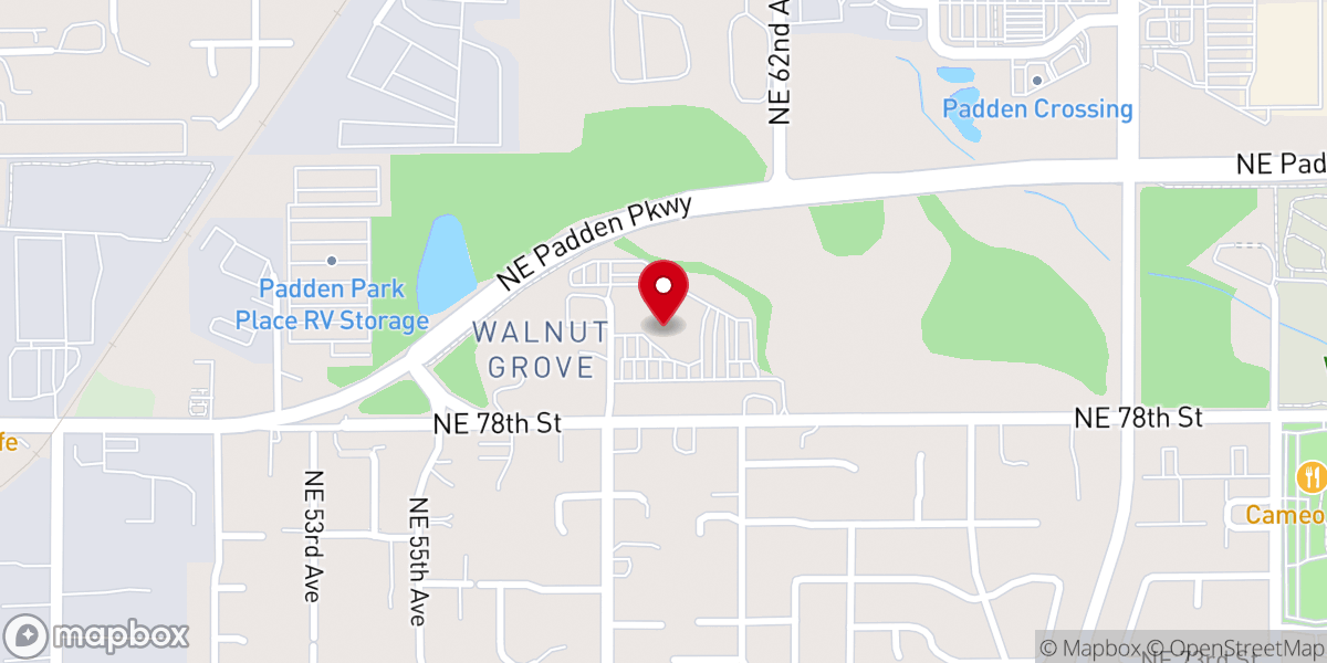 Map showing location of New Heights Church - Central Vancouver Campus