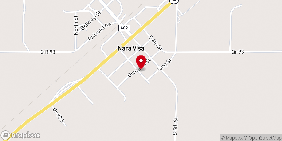 Map showing location of God's House - God is good church