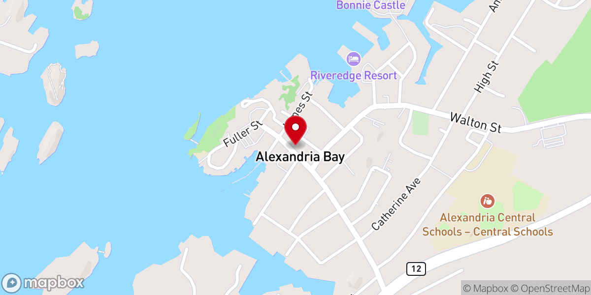 Map showing location of Navs Popcorn 1000 Islands