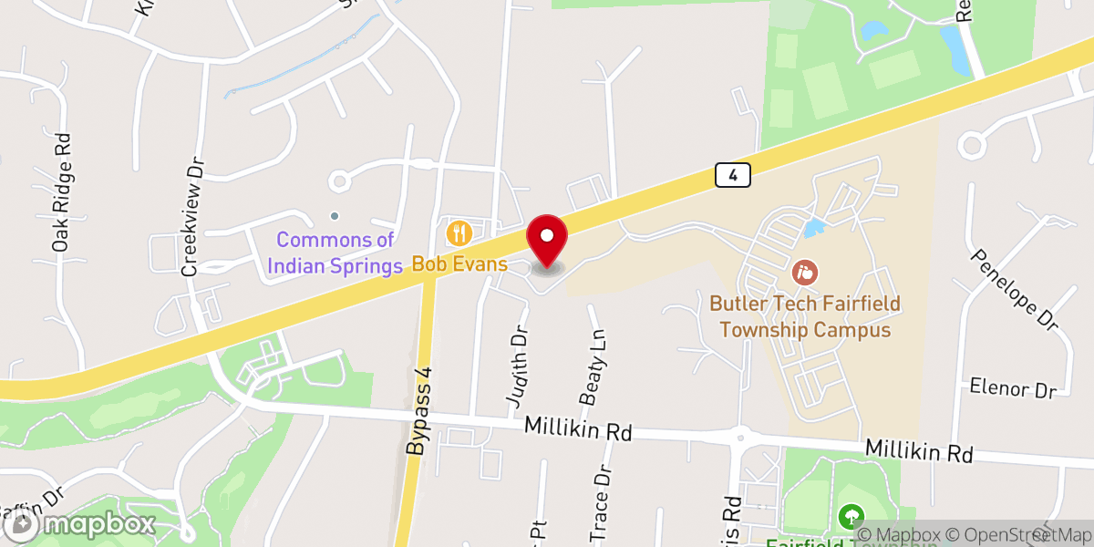 Map showing location of Redeemer Church