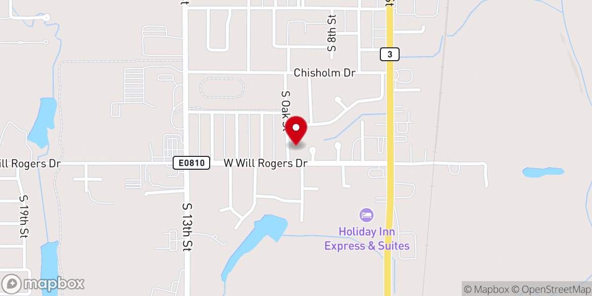 Map showing location of Iglesia Emanuel