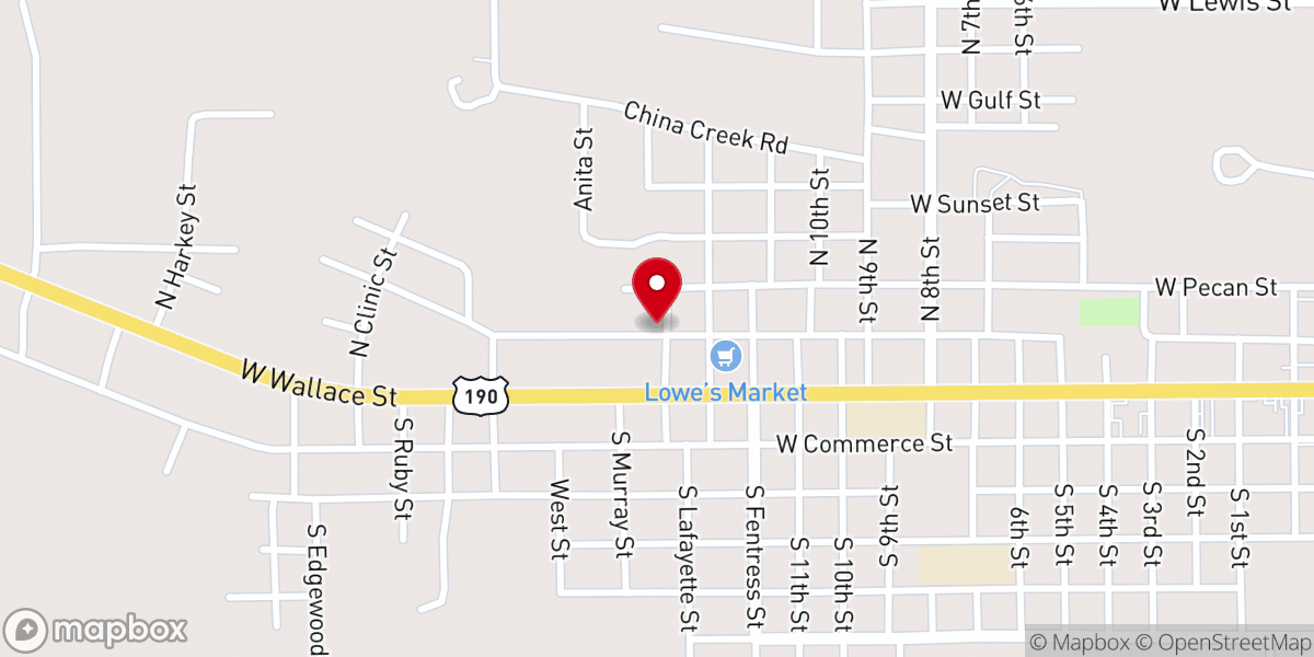 Map showing location of Williams Calvin