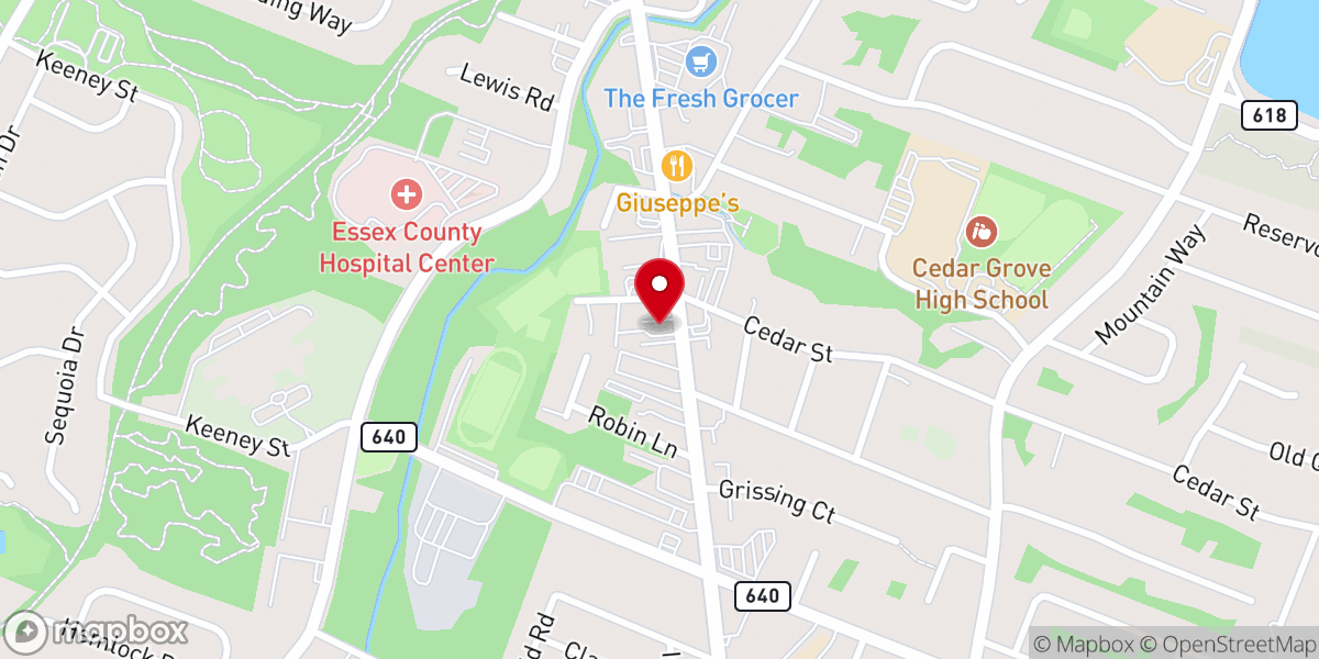 Map showing location of J L Apter Jewish Memorial Chapel
