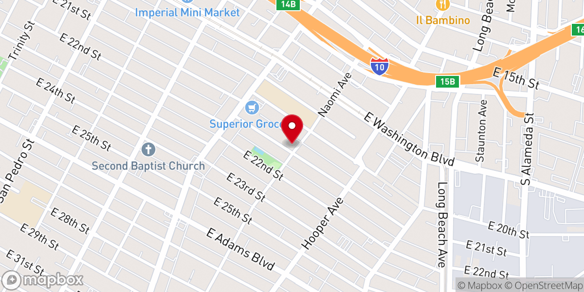 Map showing location of Mount Olive Church Of God In Christ