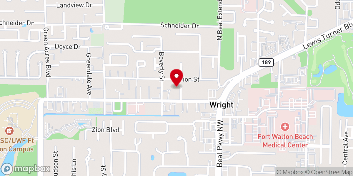 Map showing location of Iglesia C. Pentecostes Sendas Antiguas F. Walton Fl.