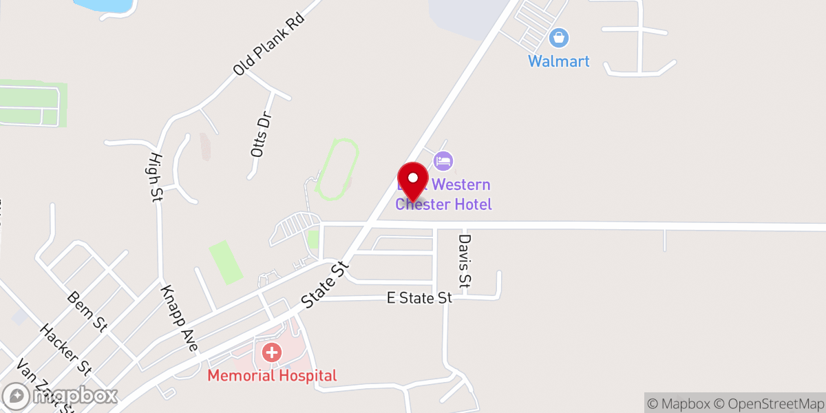 Map showing location of Grace Church Ministries