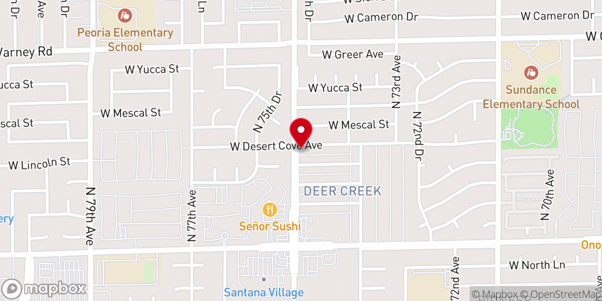 Map showing location of New Birth Community Church
