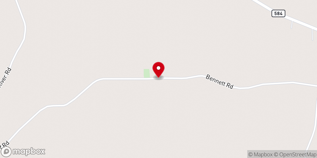 Map showing location of New Zion Missionary Baptist Church