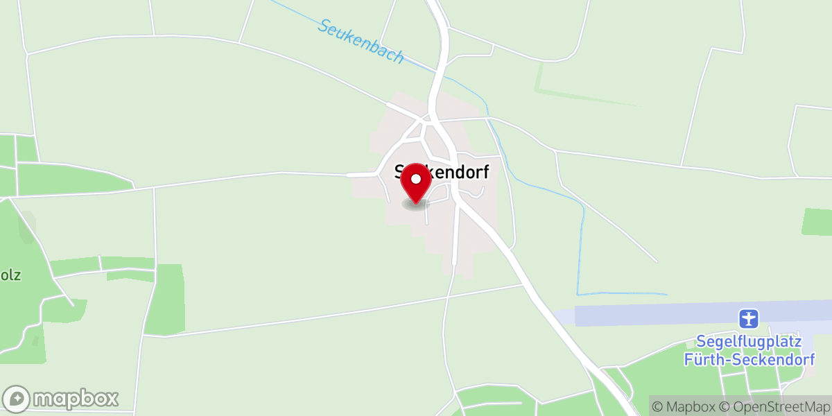 Map showing location of Burgkapelle Seckendorf