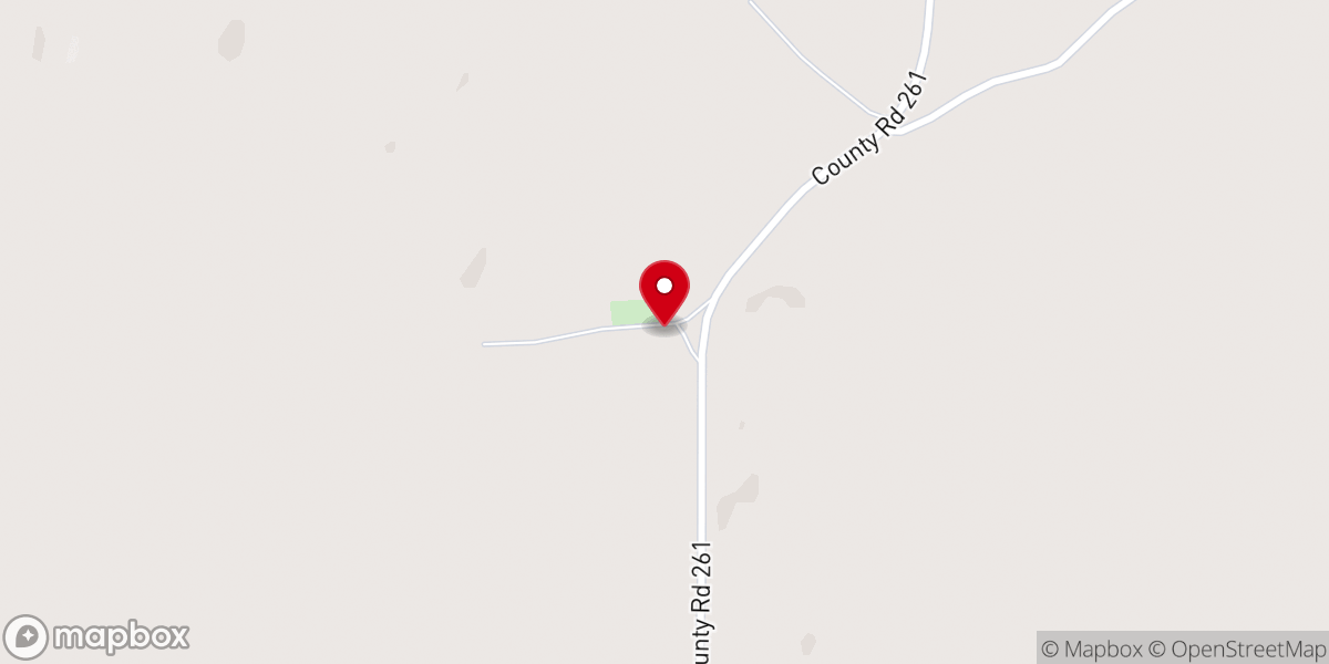 Map showing location of Byrd Church