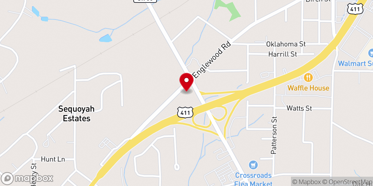 Map showing location of Heaven Bound Christian Bookstore