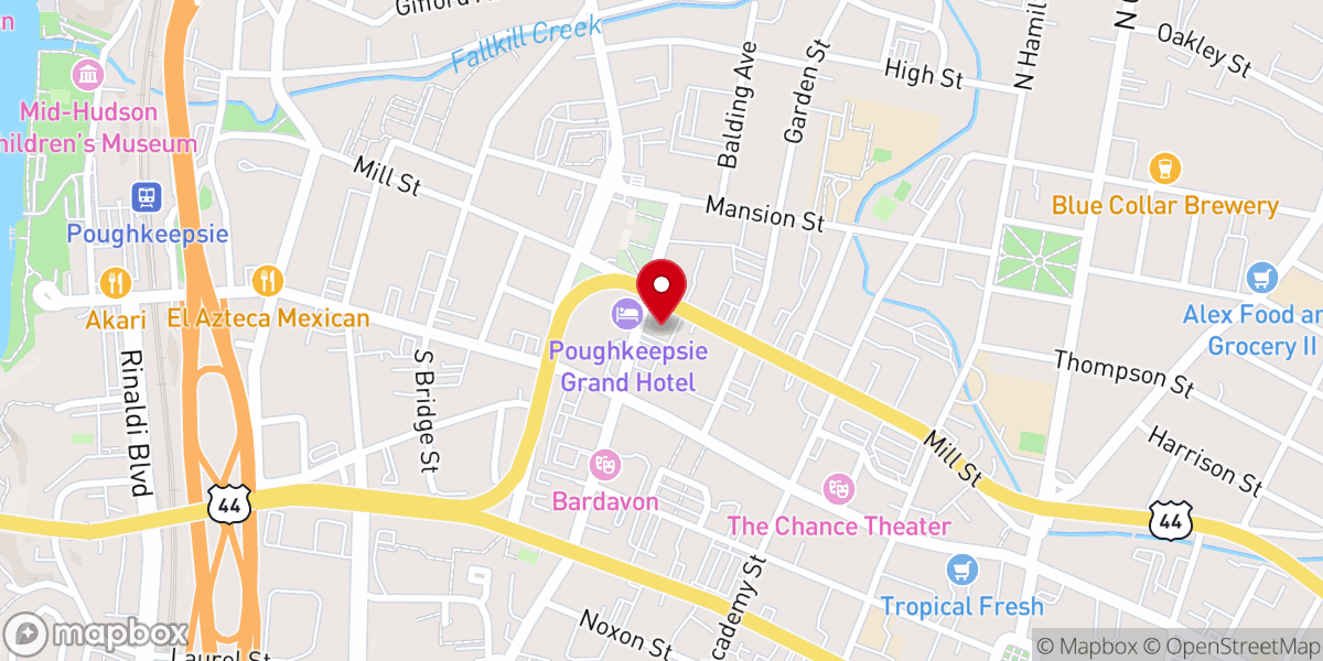 Map showing location of Living Water Church