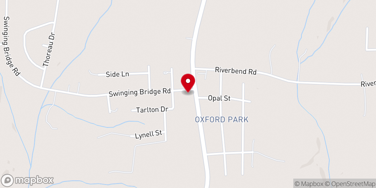 Map showing location of Hmong Baptist Church