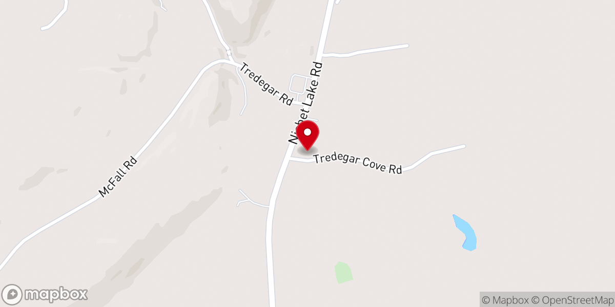 Map showing location of Tredegar Congregational Holiness Church