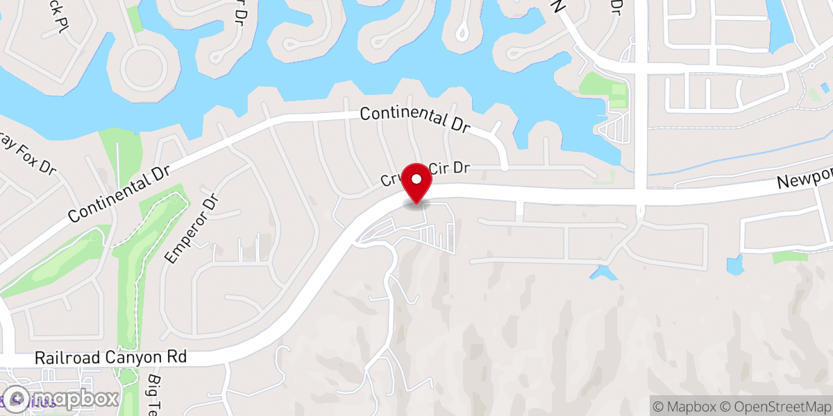 Map showing location of Canyon Lake Community Church Family Center
