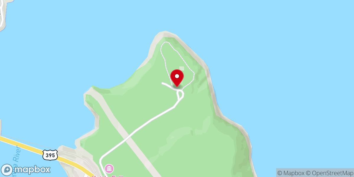 Map showing location of St Pauls Mission