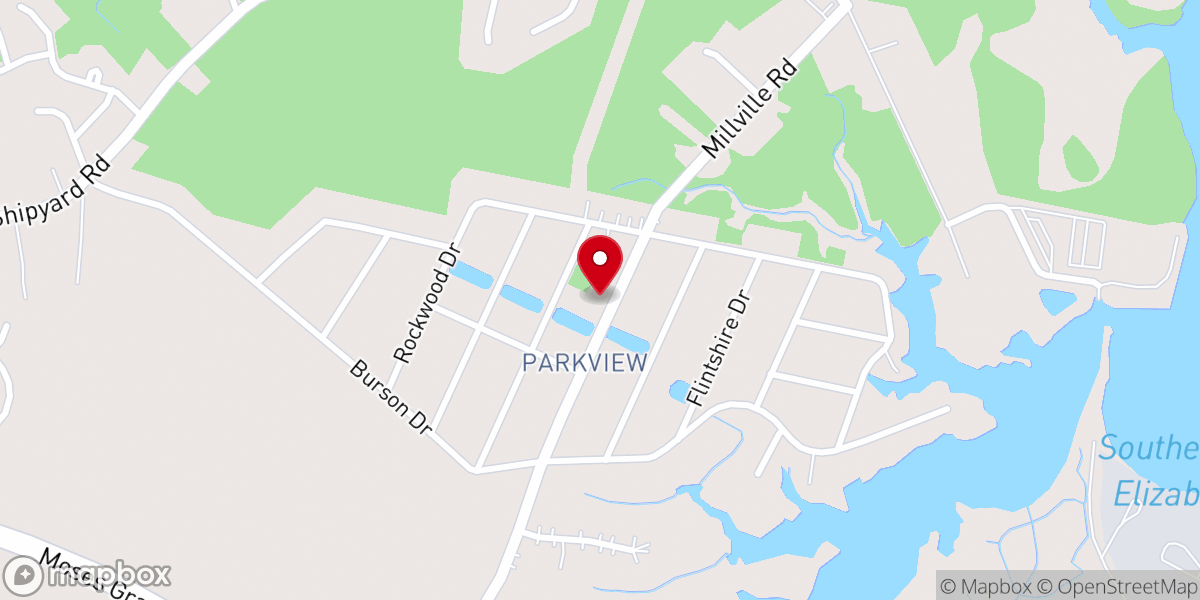 Map showing location of Gethsemane United Pentecostal Church of Christ