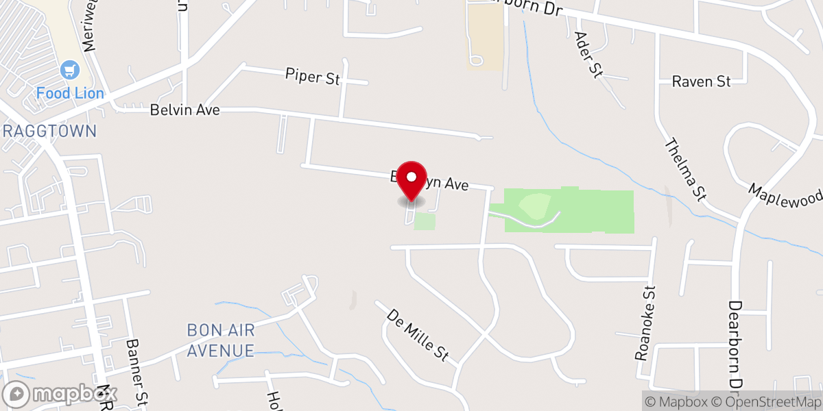 Map showing location of Seed Time & Harvest Fellowship Church