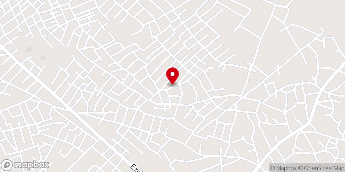 Map showing location of Anglican Church of Pentecost, Owelle-Aja, Obosi