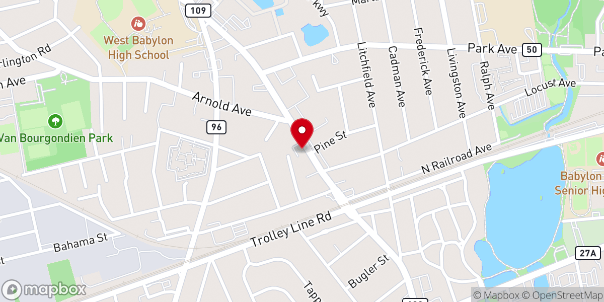 Map showing location of Church of God of Prophecy