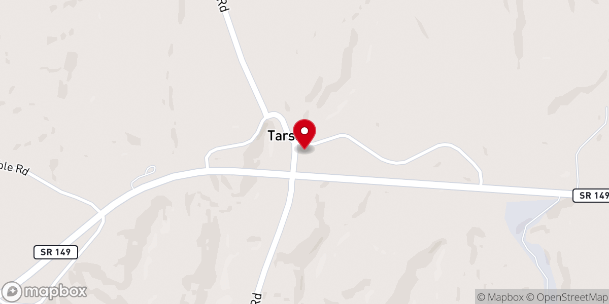 Map showing location of New Faith Baptist Church