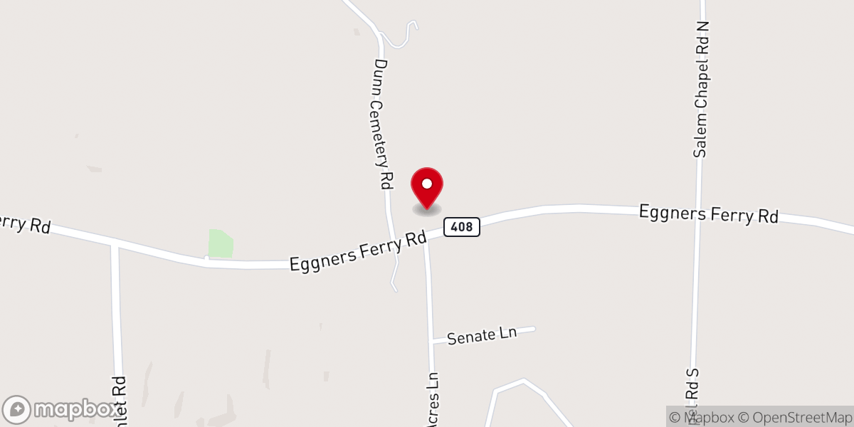 Map showing location of Sanctuary Church of God