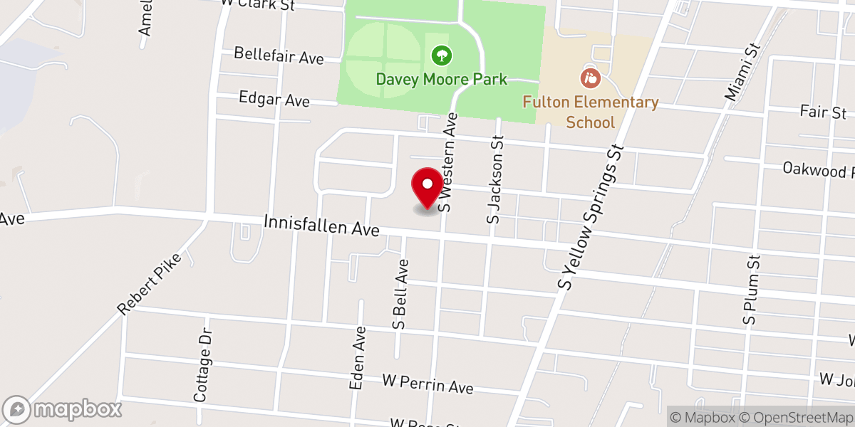 Map showing location of High Light Baptist Church