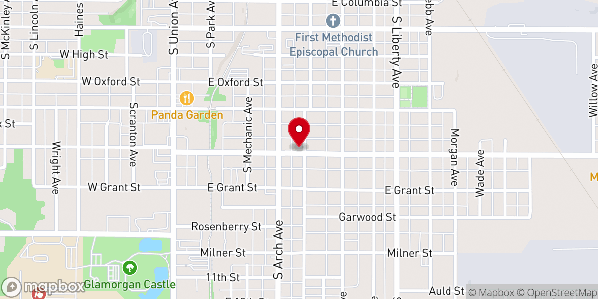 Map showing location of Triumph the Church & Kingdom