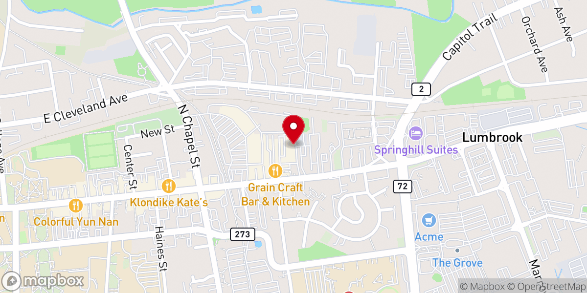 Map showing location of New Heart Ministries