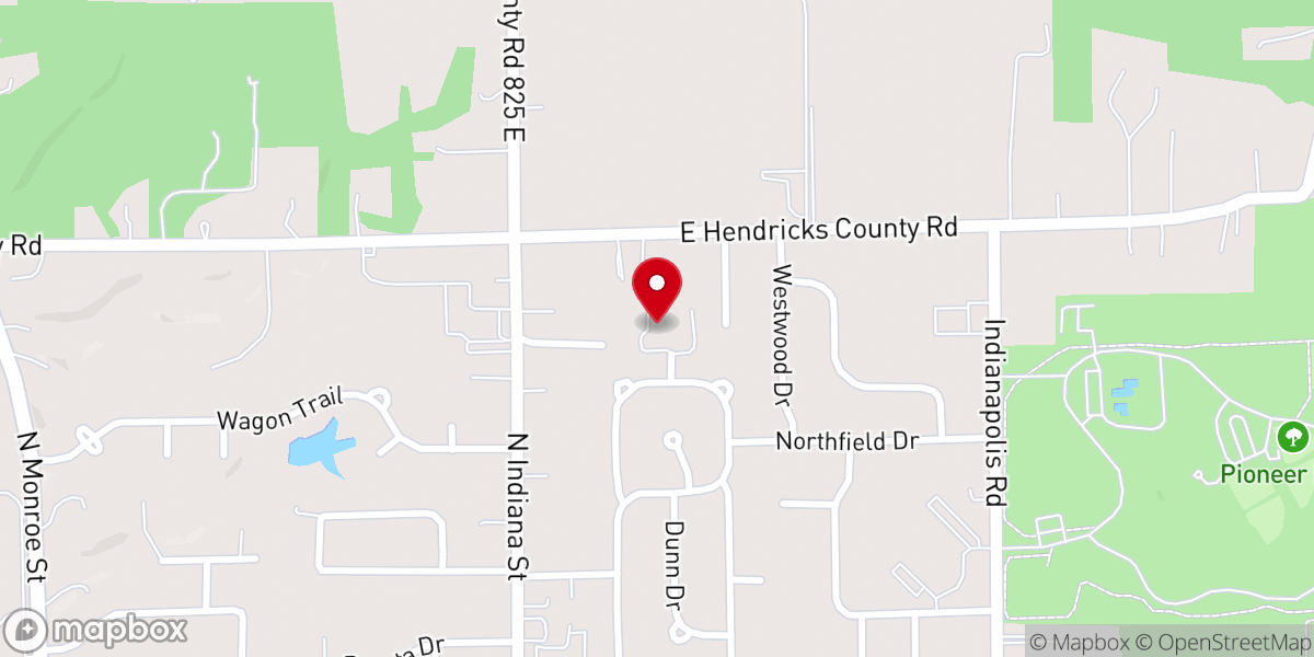 Map showing location of Mooresville Free Methodist Church