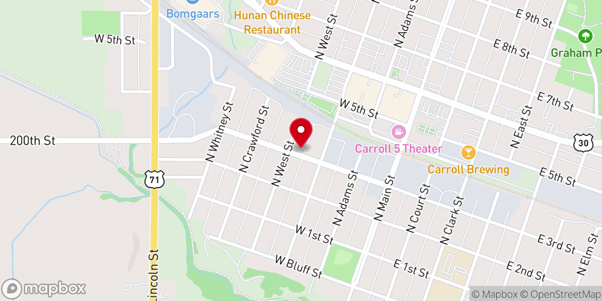 Map showing location of Community of Concern