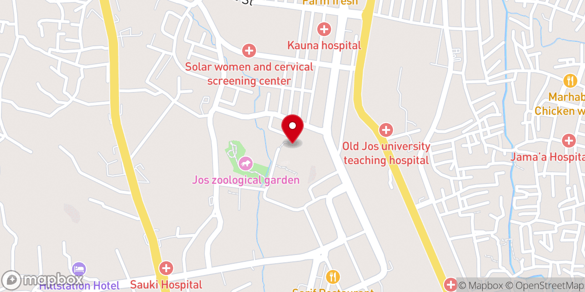 Map showing location of St Theresa catholic charismatic hall