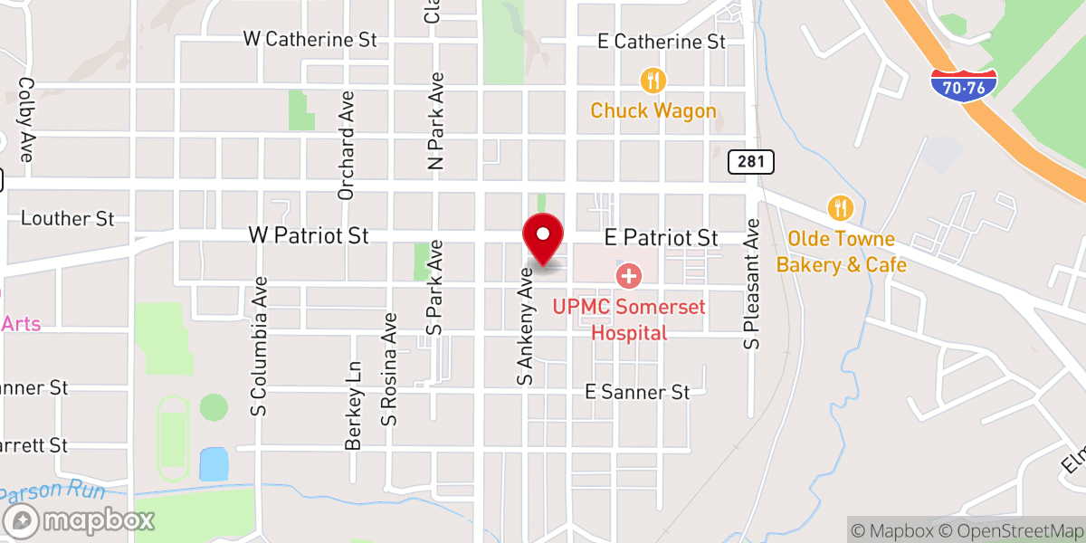 Map showing location of Somerset Towers Associates