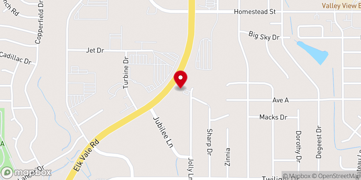 Map showing location of Word of Hope Wesleyan Church