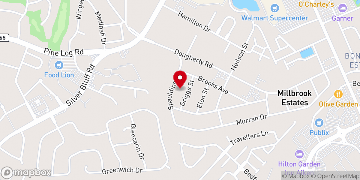 Map showing location of Knights of Columbus