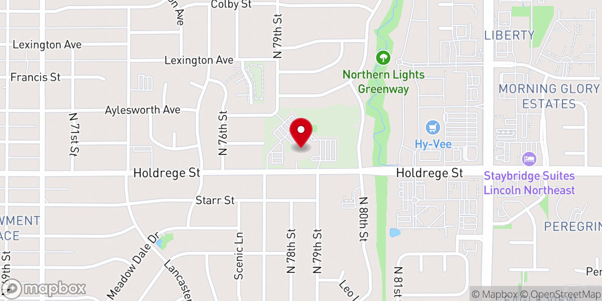 Map showing location of Capitol City Christian Church