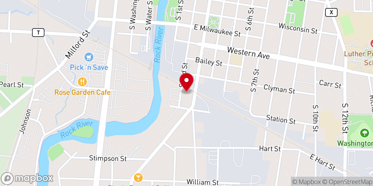 Map showing location of Hand of Help