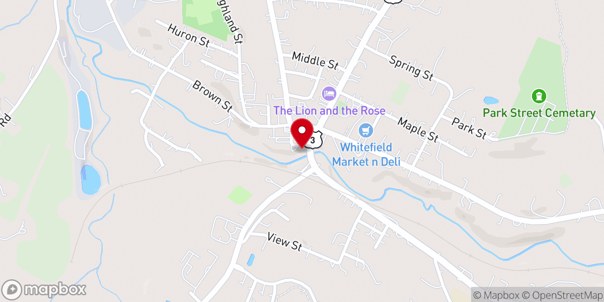 Map showing location of Friends & Neighbors Thrift