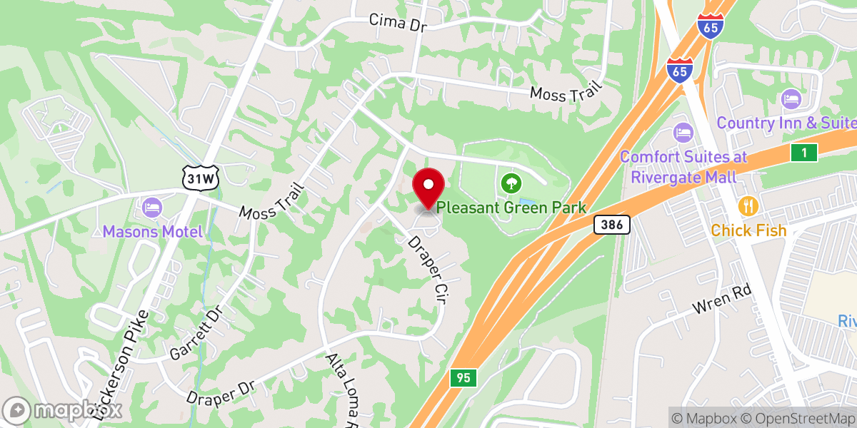 Map showing location of Goodlettsville Southern Methodist