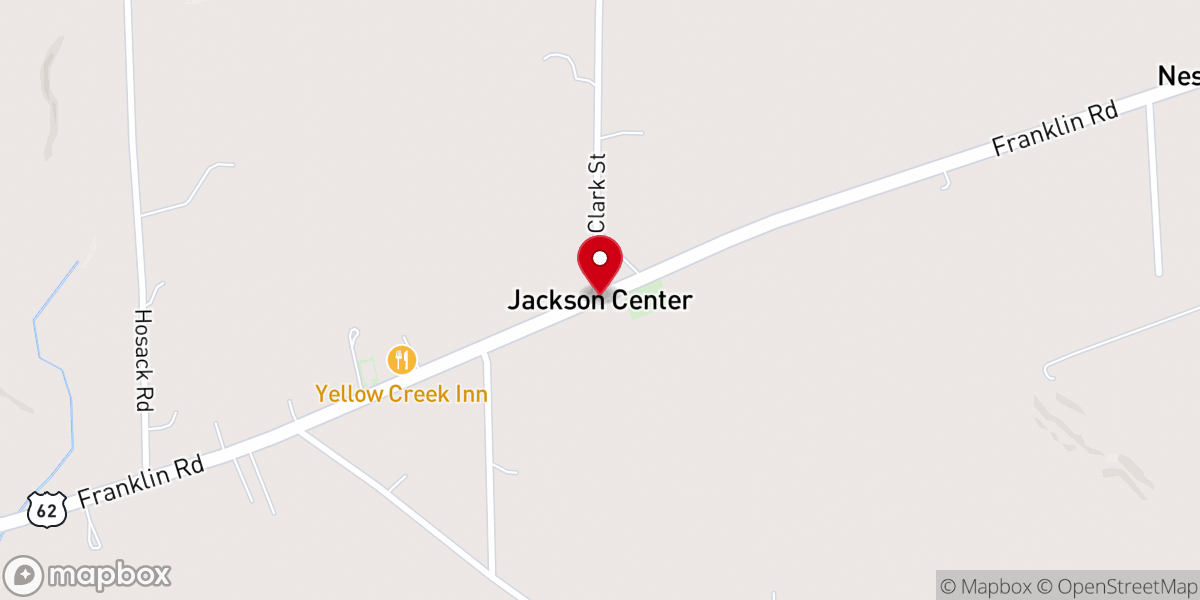 Map showing location of Patterson Septic Service
