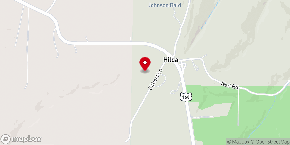 Map showing location of Sims Family Christmas