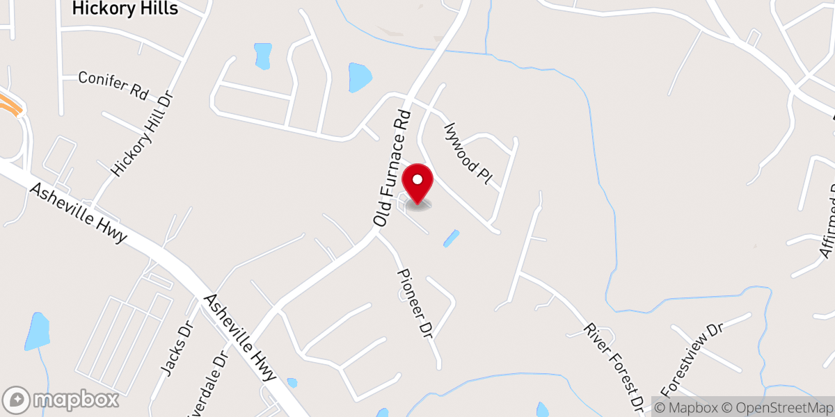 Map showing location of New Life Boiling Springs