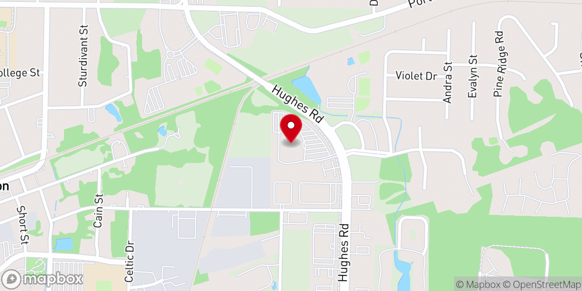 Map showing location of CrossPointe Church