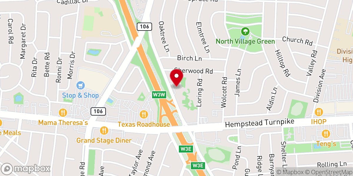 Map showing location of First Church of Christ Scientist