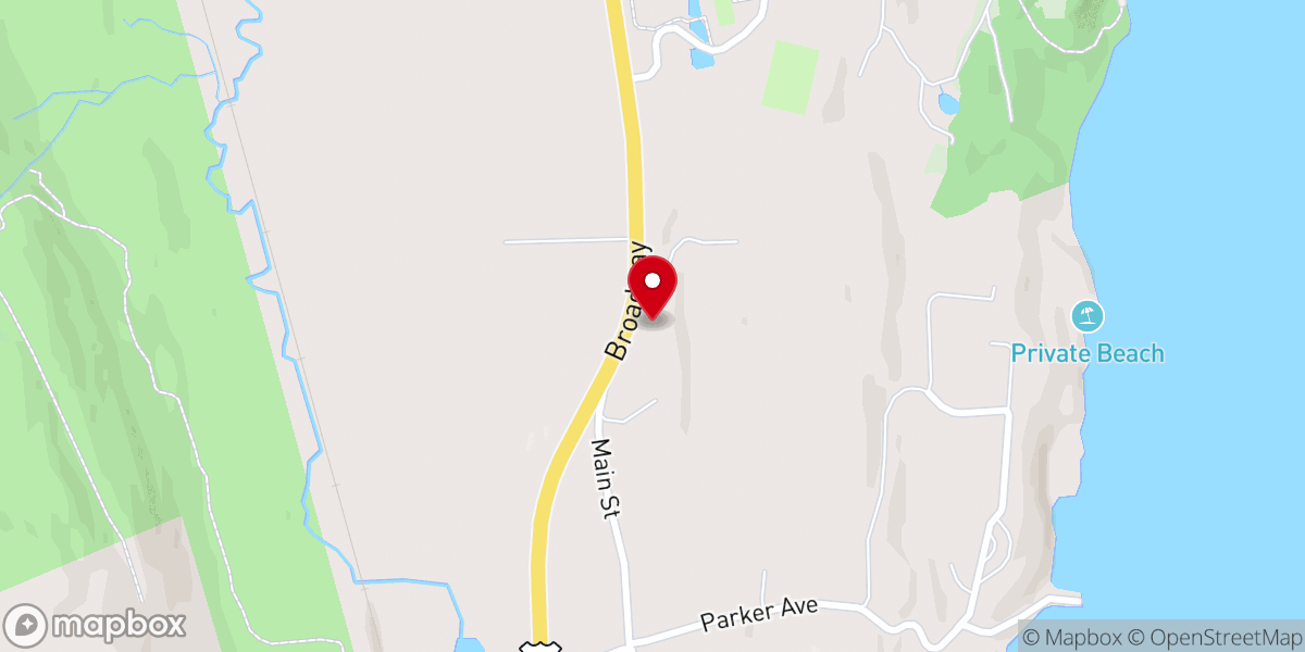 Map showing location of Sacred Heart Church
