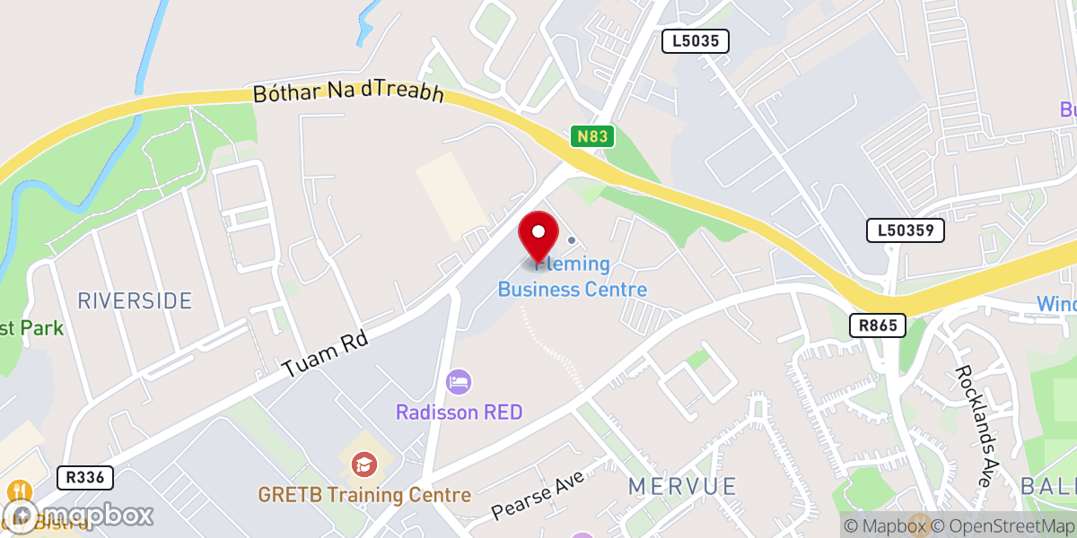Map showing location of Discovery Church Galway