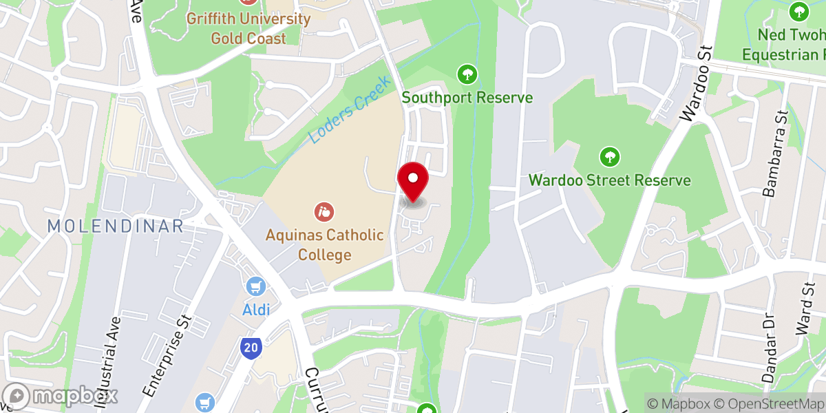 Map showing location of Mary Immaculate Church