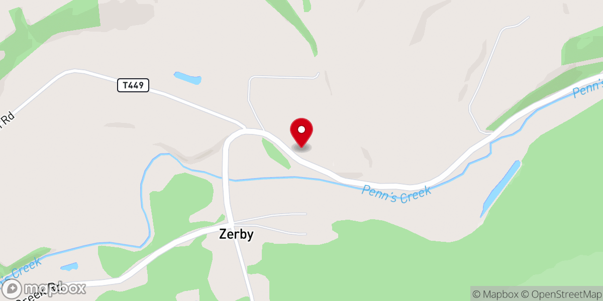 Map showing location of Palmer Revival Ministries