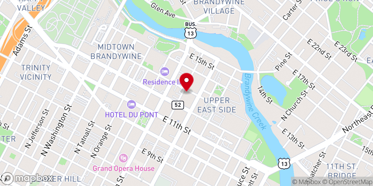 Map showing location of Wilmington Christian Center Church Worldwide